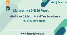 MSCE Pune Deled 1st & 2nd Year Result