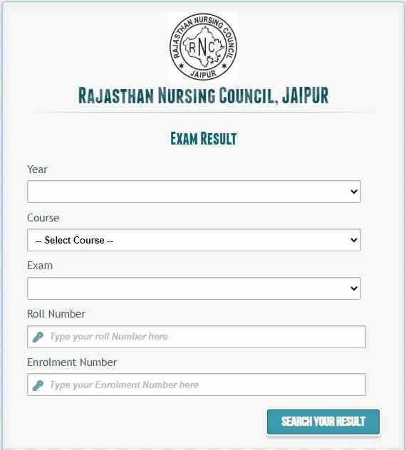 Rajasthan GNM Nursing Result 2023