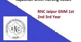 Rajasthan GNM Nursing Result 2023