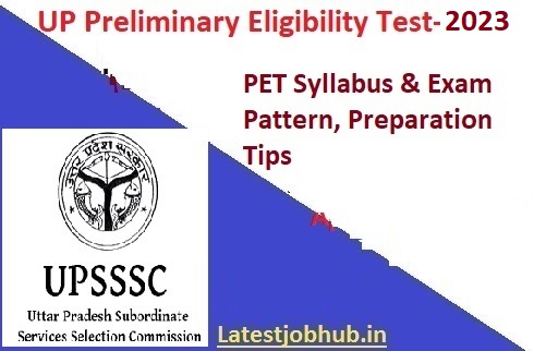 UP PET Exam Syllabus & Pattern