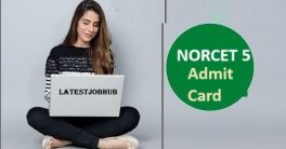 NORCET Mains Exam Date Hall Ticket Link