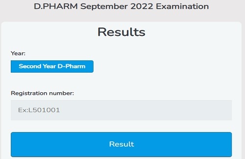 Karnataka D.Pharm 1st & 2nd Year Supply Result 2023-