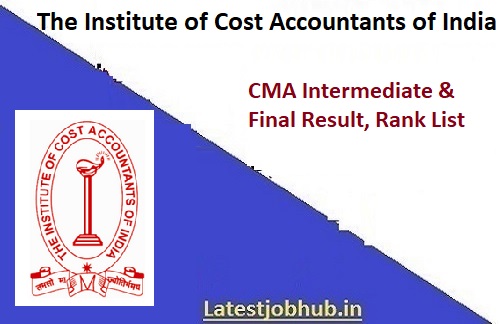 Certified Management Accountant Results, Inter & Final Rank List