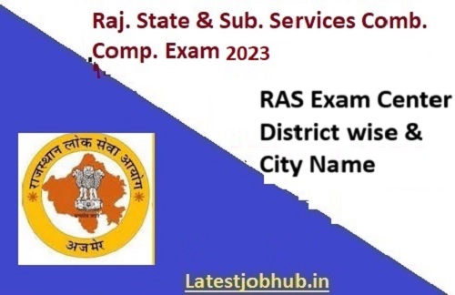 RPSC RAS Exam Center City Name 2023