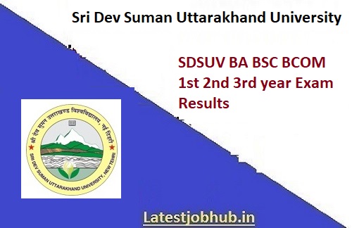 SDSUV BA BSC BCOM Results