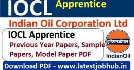 IOCL Apprentice Previous Year Papers 2023