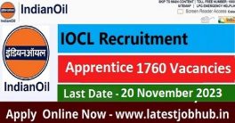 IOCL Trade Technician Vacancy