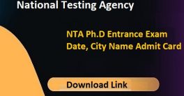 NTA Ph.D Exam Hall Ticket