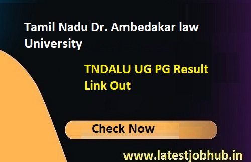 TN Law University Result