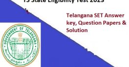 Telangana SET Exam Solution