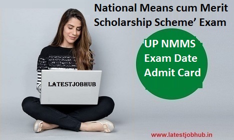 UP NMMS Scholarship Exam Hall Ticket