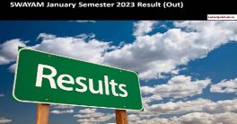 NTA Swayam Result January 2023